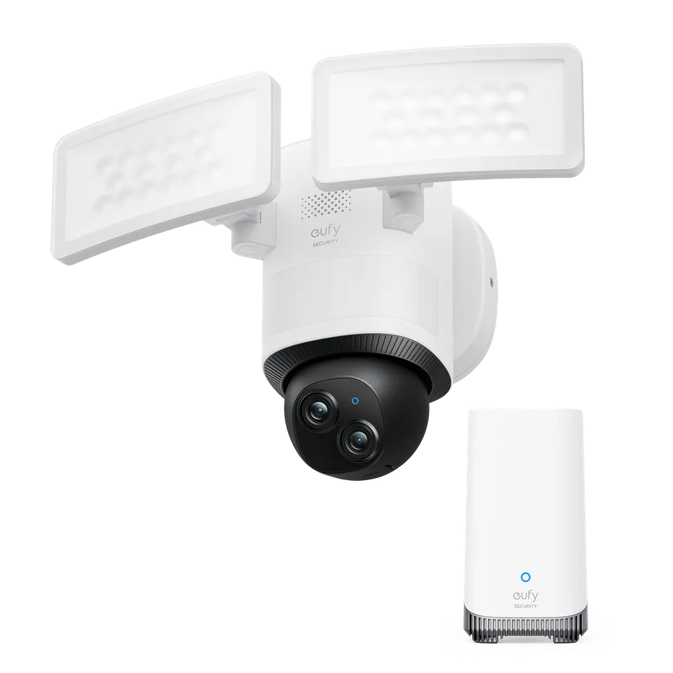 eufy-security-floodlight-camera-e340-homebase-s380-bundle image 1