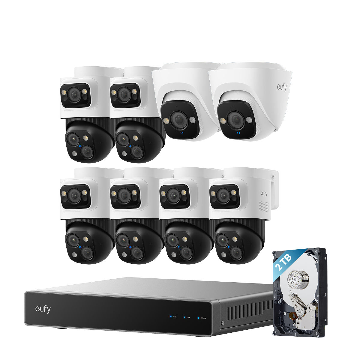 eufy-security-poe-nvr-s4-max-6-cam-kit-2-turret-kameras-set image 2