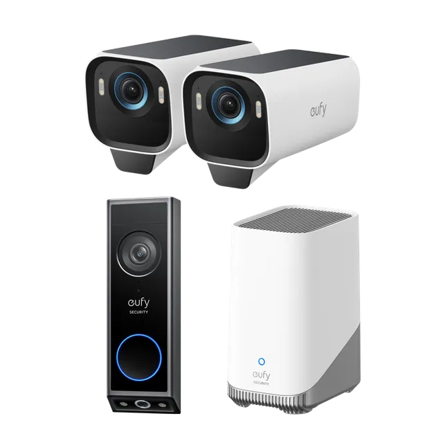 eufy-security-eufycam-s3-pro-2-kamera-set-video-doorbell-e340-akku image 1