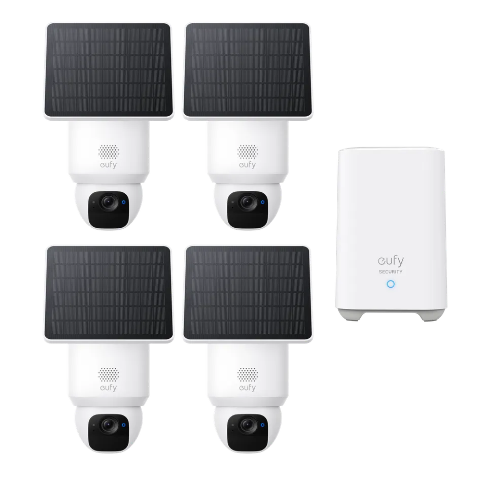 eufy-security-solocam-e30-4-cam-pack-homebase-2-berwachungskamera-set image 1
