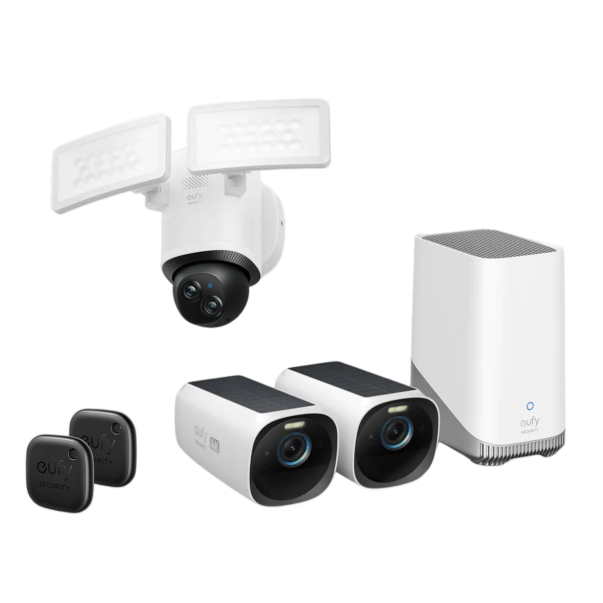 eufy-security-e340-eufycam-s330-berwachungskamera-set-mit-flutlicht-und-smarttra image 1