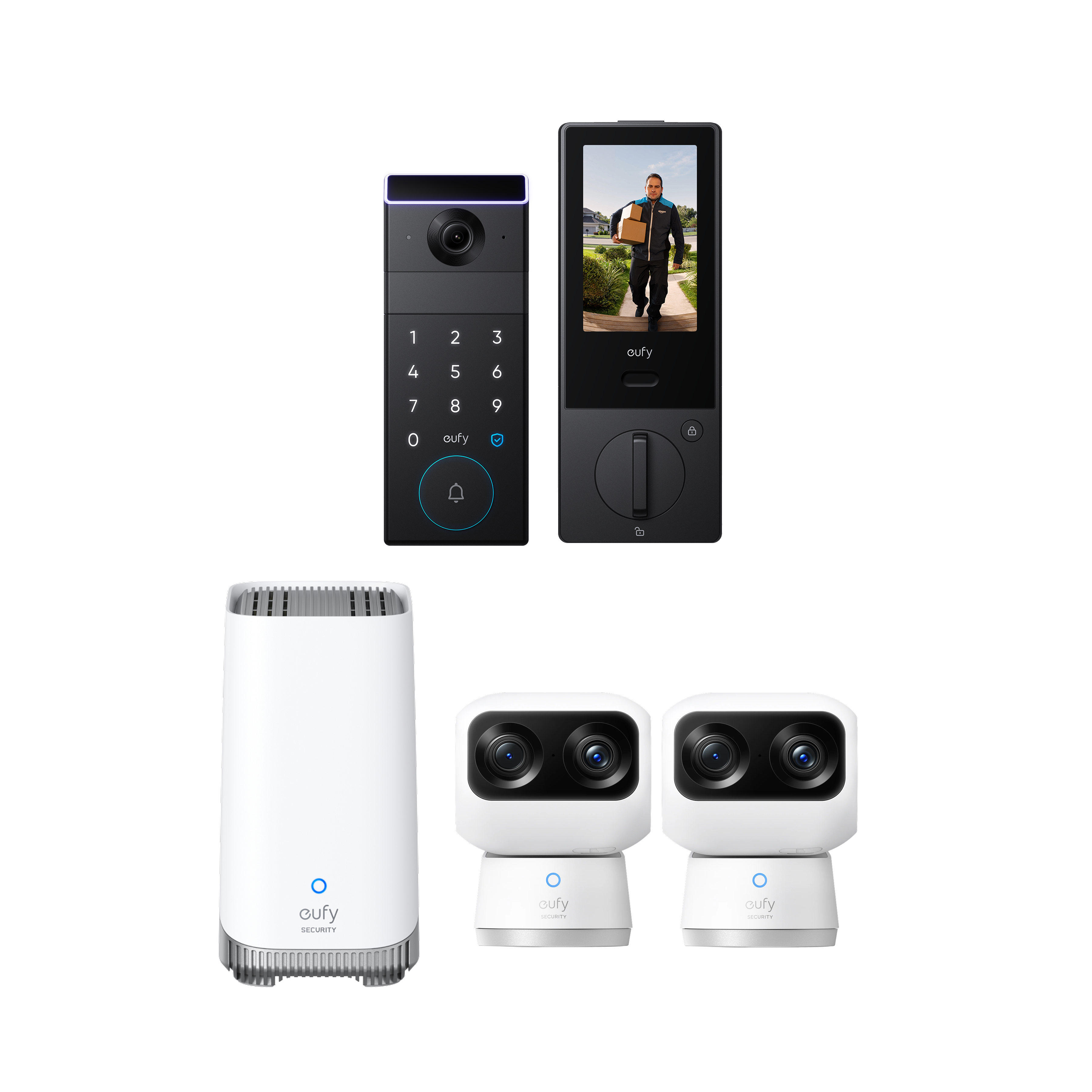 eufy-security-familock-s3-max-2x-indoor-cam-s350-homebase-s380-set image 1