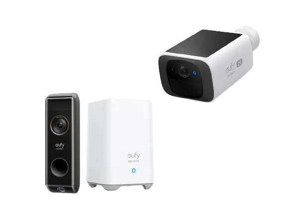 eufy-security-solocam-s220-solar-video-doorbell-s330-akku-set image 1
