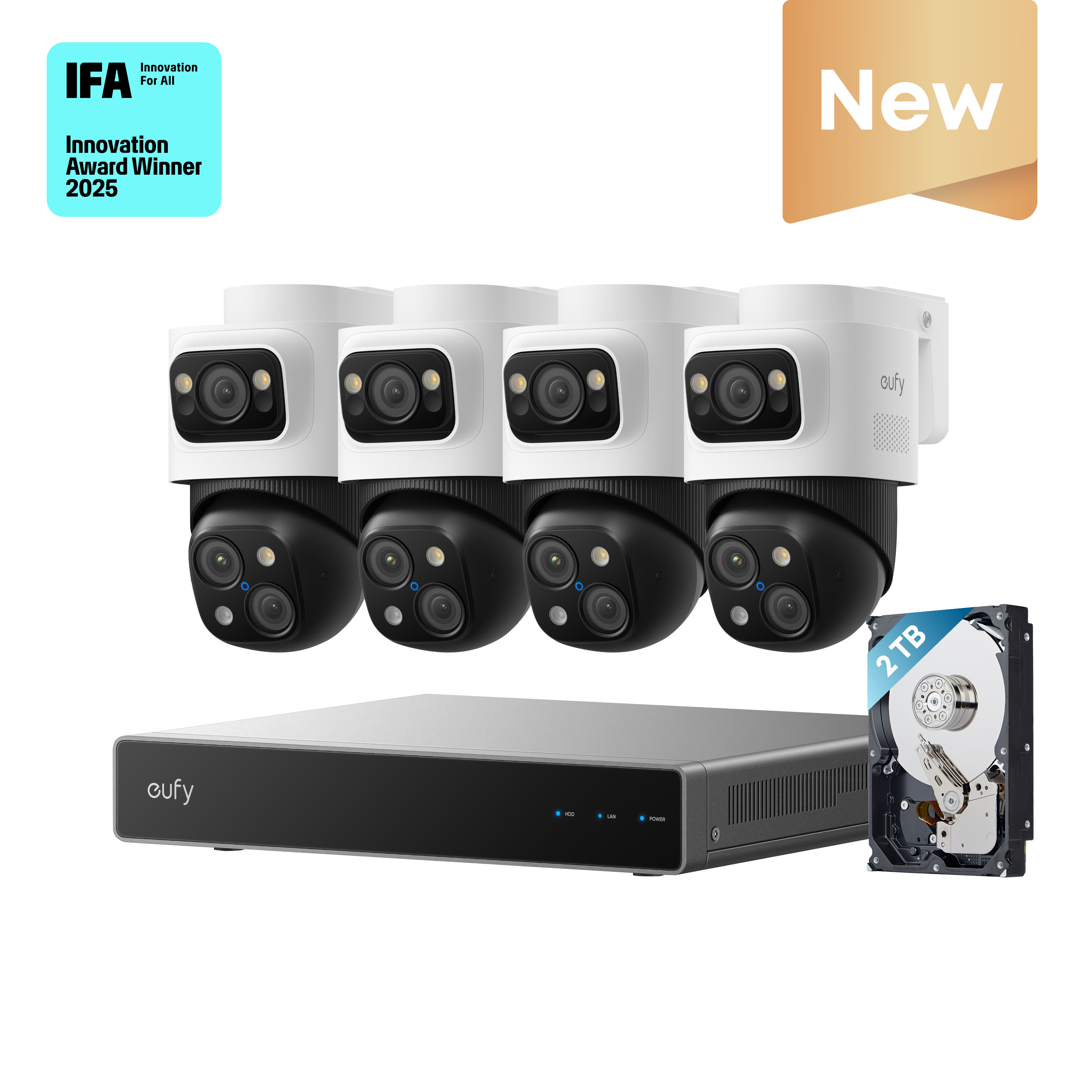 eufy-security-s4-max-poe-nvr-sicherheitssystem-mit-16mp-triple-lens-bullet-ptz-k image 2
