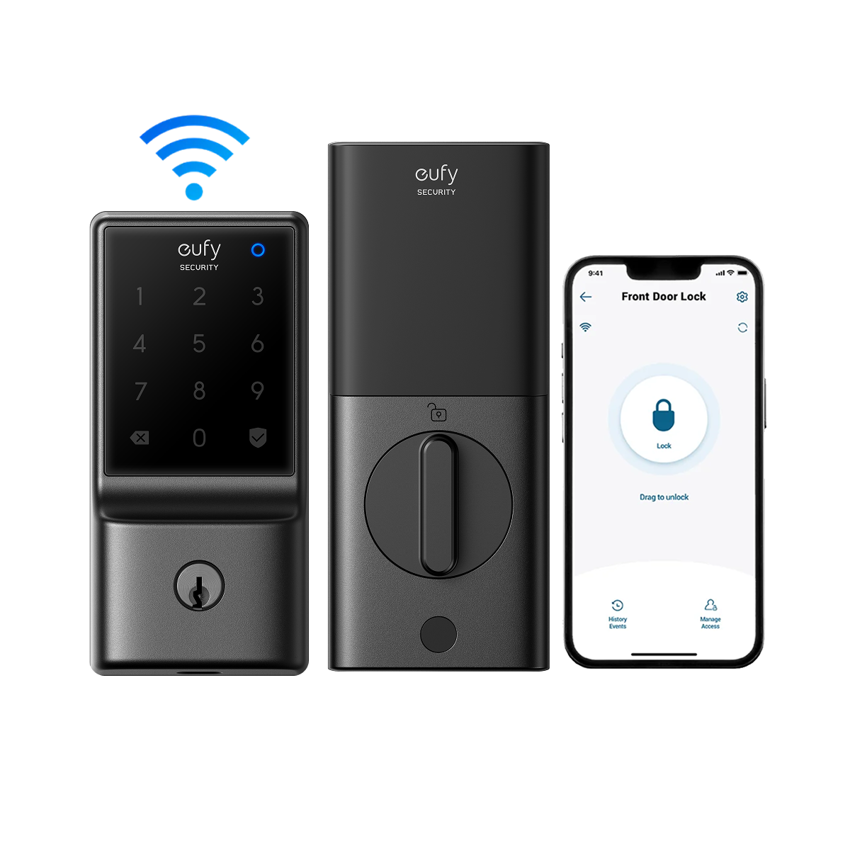 eufy-security-smart-lock-c210-smart-lock-nickel-wlan-tastenfeld image 3