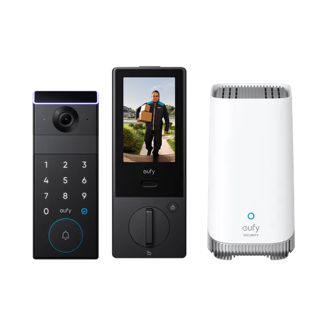 eufy-security-familock-s3-max-homebase-s380-smart-lock-mit-palm-vein-und-2k-door image 1