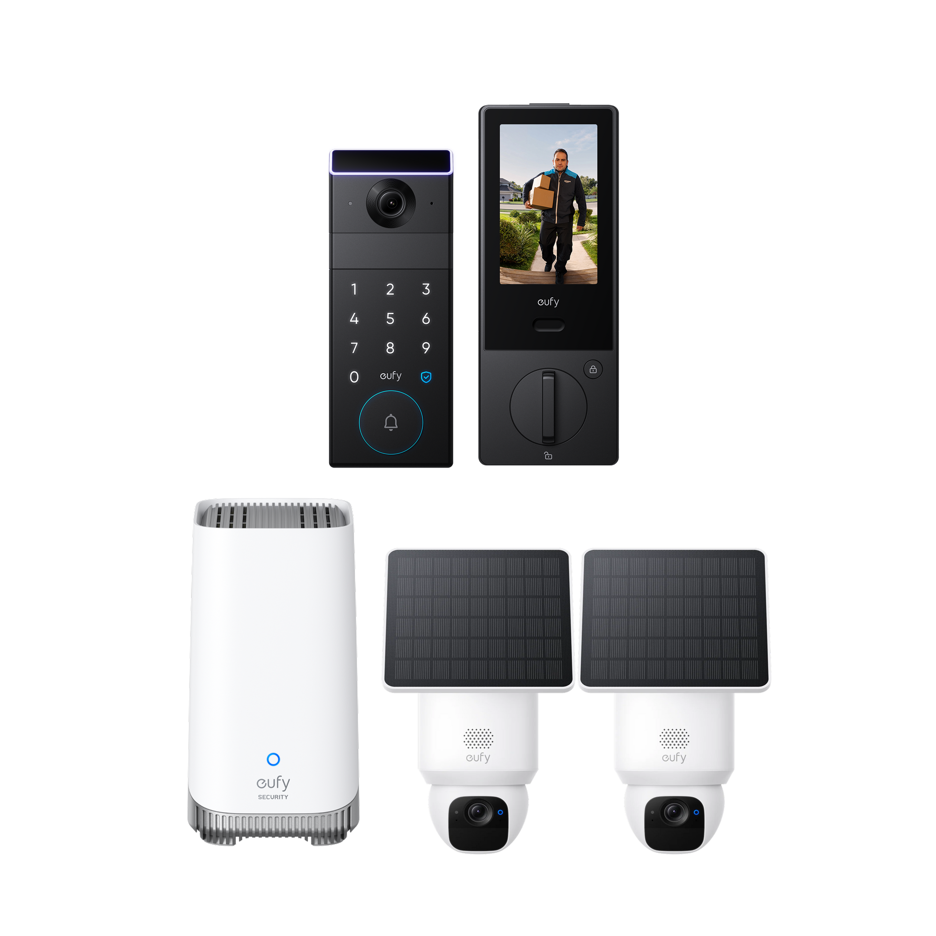 eufy-security-solocam-s340-4er-pack-familock-s3-max-homebase-s380-komplett-set image 3