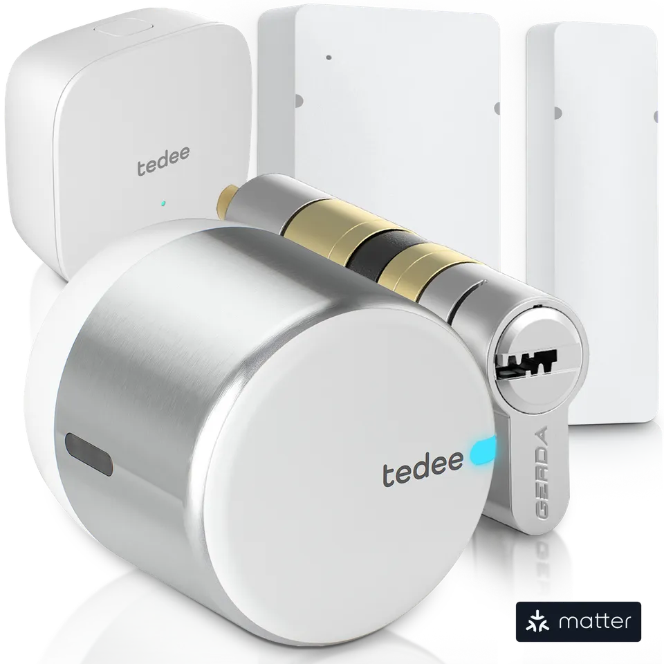 tedee-go2-smart-lock-bridge-door-sensor-bundle image 1