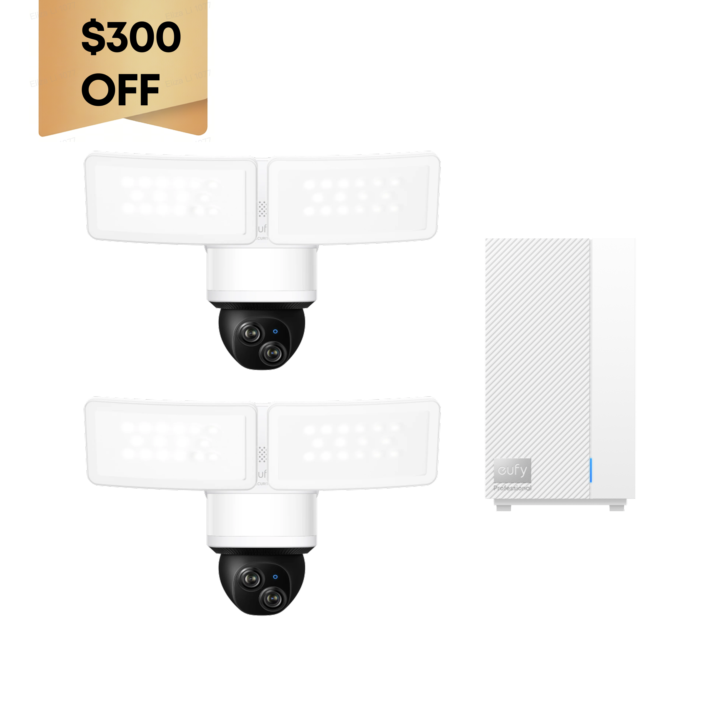 eufy-security-floodlight-camera-e340-2-cam-kit-homebase-professional-s1 image 1