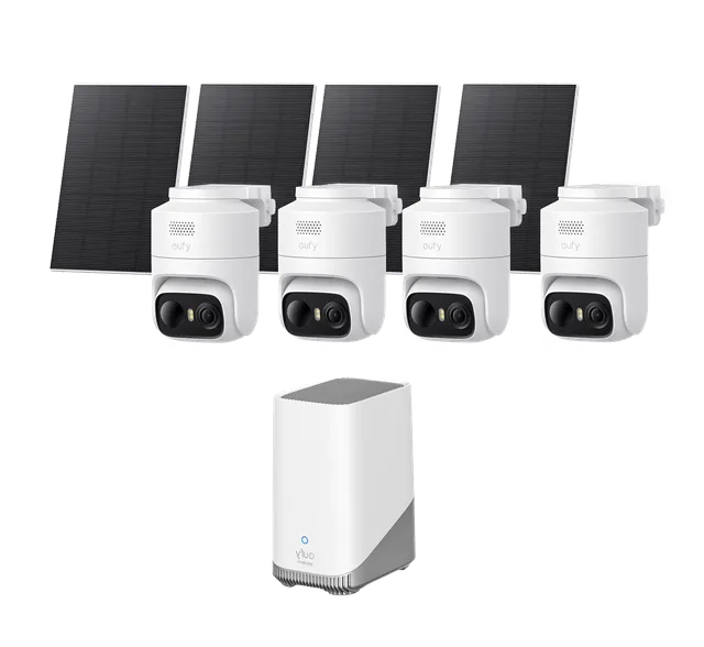 eufy-security-eufycam-c37-4er-set-homebase-s380-solar-berwachungskamera image 1