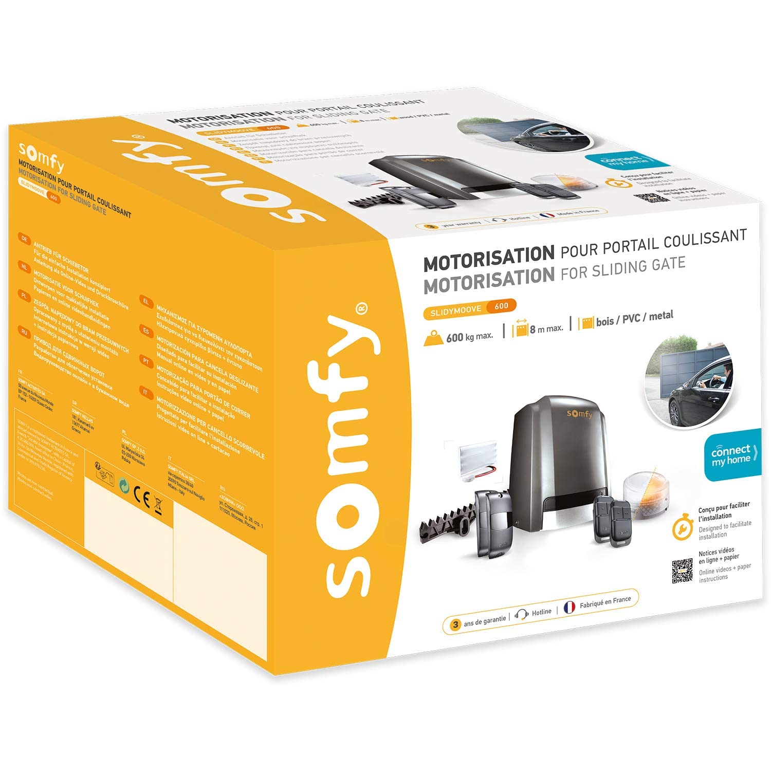somfy-slidymoove-300-2401407-schiebetorantrieb-bis-300-kg-mit-4-m-zahnstange image 2