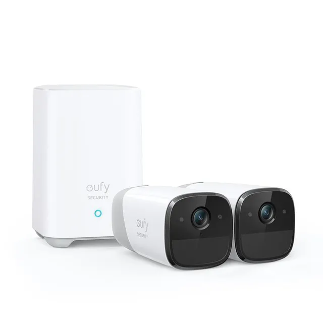 eufy-security-eufycam-2-pro-2k-funk-berwachungskamera-set-2er-pack-homebase-2 image 1