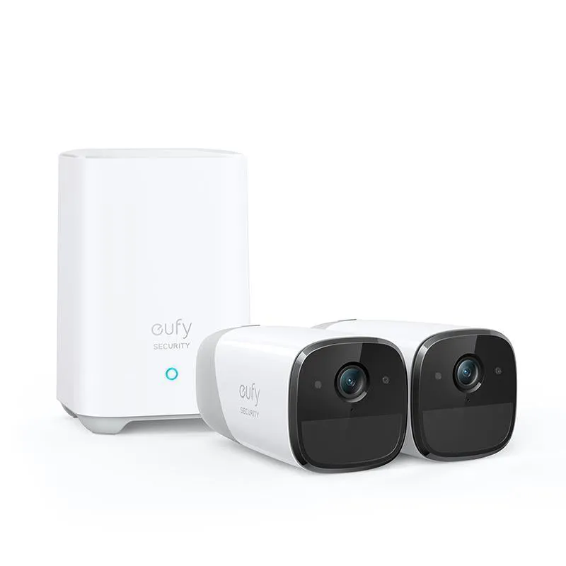 eufy-security-eufycam-2-pro-2k-funk-berwachungskamera-set-2er-pack-homebase-2 image 1