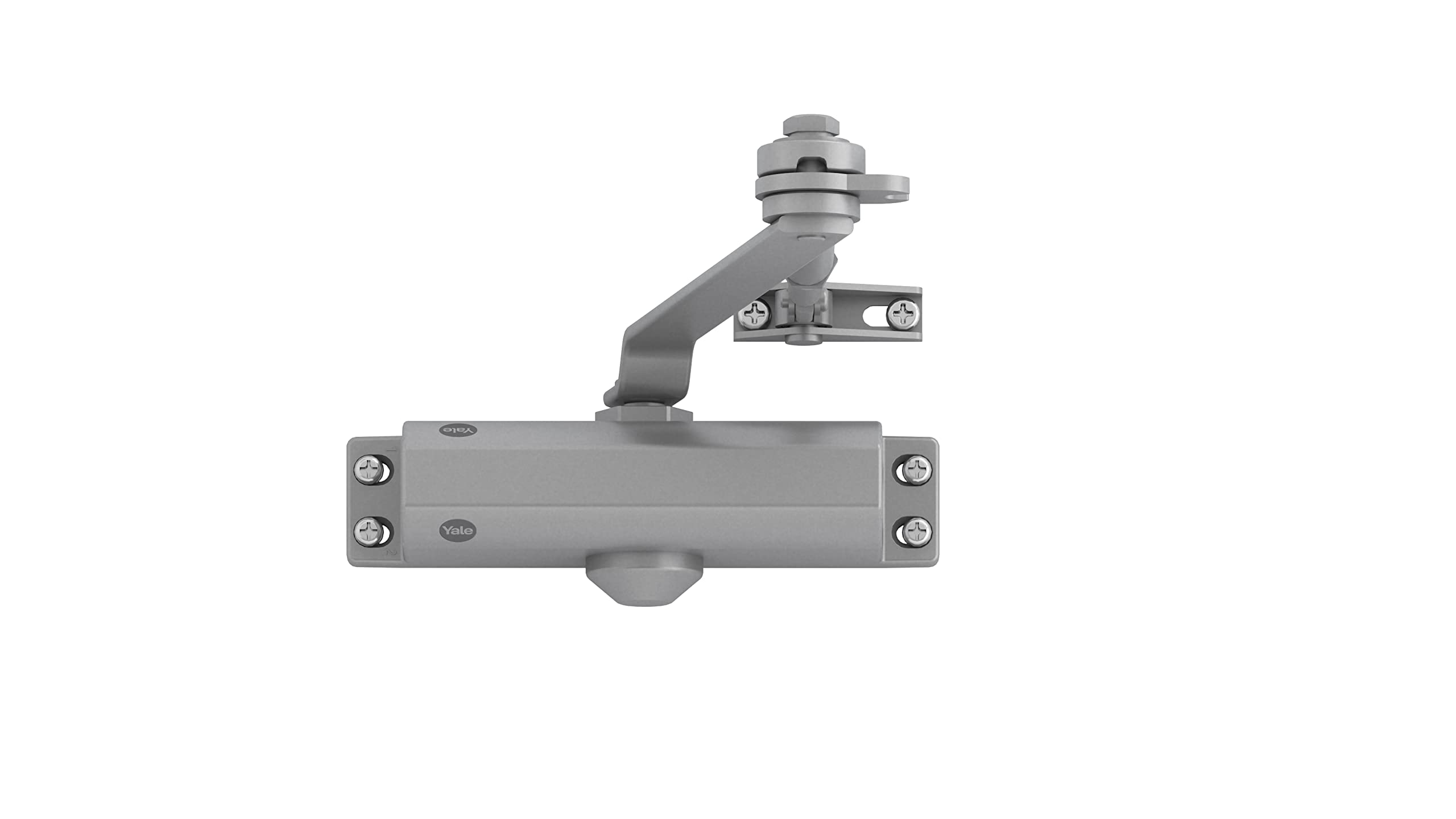 yale-serie-300-t-rschlie-er-silber-schwarz-180-mit-schlie-d-mpfung image 1