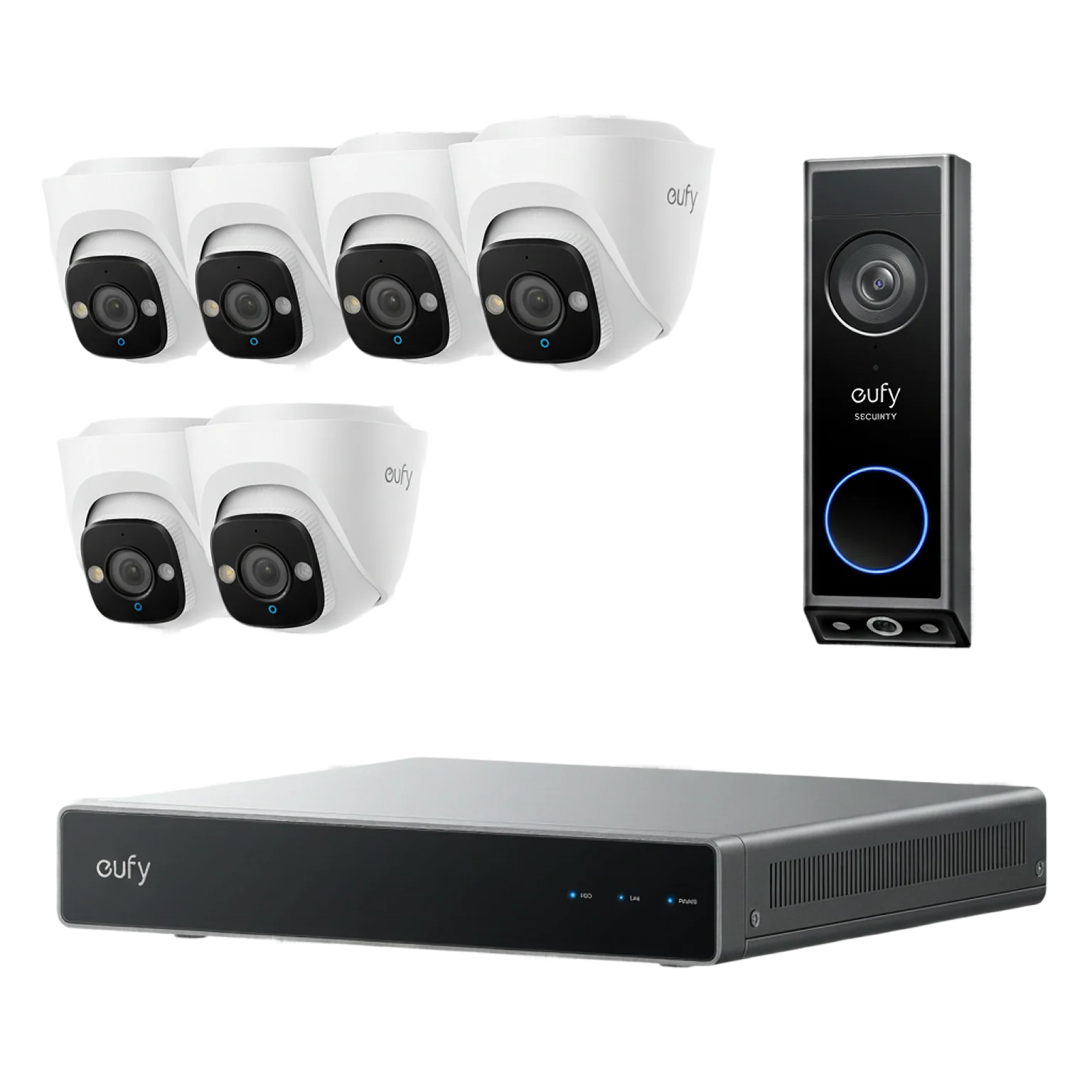 eufy-security-poe-nvr-e41-system-6x-poe-cam-e41-4k-video-doorbell-e340 image 1