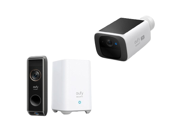 eufy-security-solocam-s220-solar-video-doorbell-s330-akku-set image 1