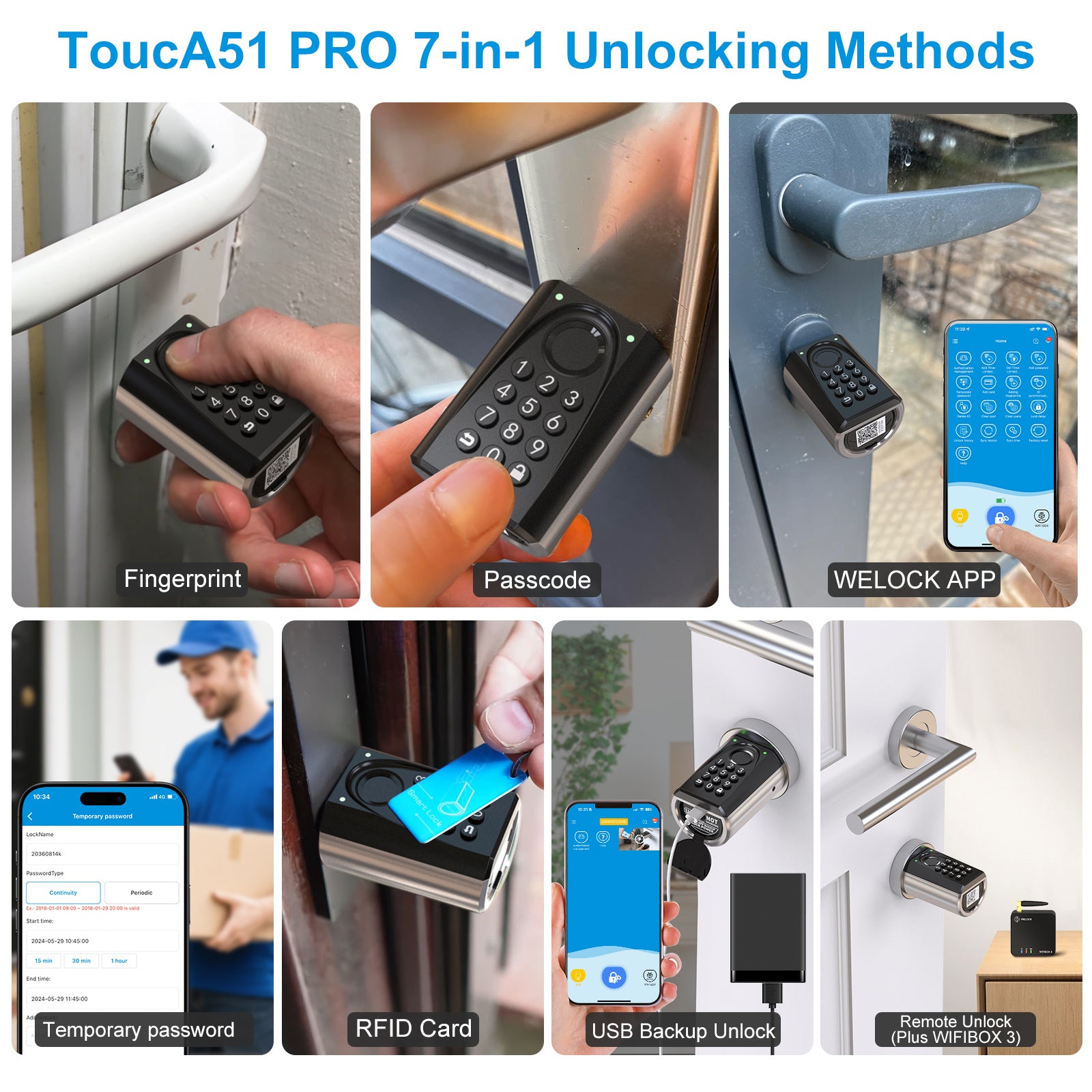 welock-touca51-pro-u41-pro-fingerprint-smart-lock-zylinder-mit-tempor-r-code image 2