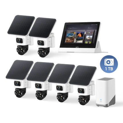 eufy-security-eufycam-s4-6-kamera-set-mit-homebase-s380-1tb-festplatte image 2