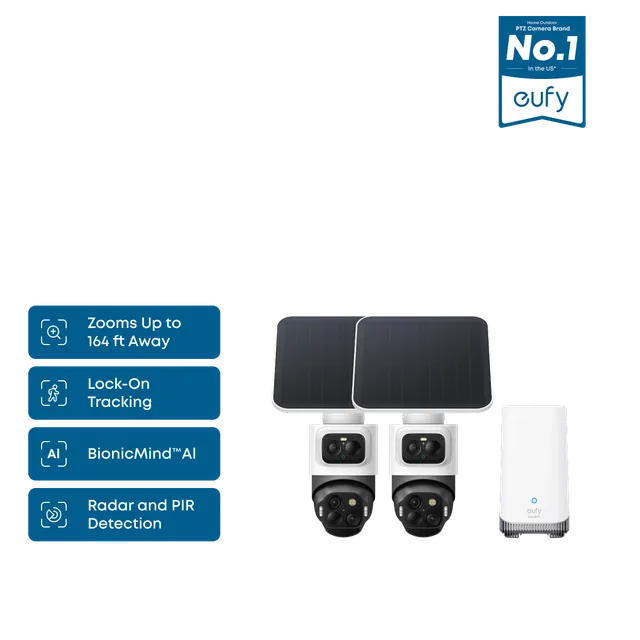 eufy-security-eufycam-s4-2-cam-kit-triple-lens-bullet-ptz-berwachungskamera image 1