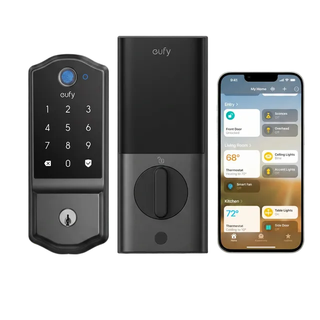 eufy-smart-lock-e32-fingerprint-t-rschloss-mit-apple-home-alexa-und-google image 1