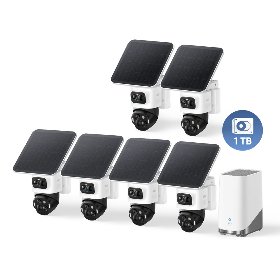 eufy-security-eufycam-s4-6-kamera-set-mit-homebase-s380-1tb-festplatte image 1