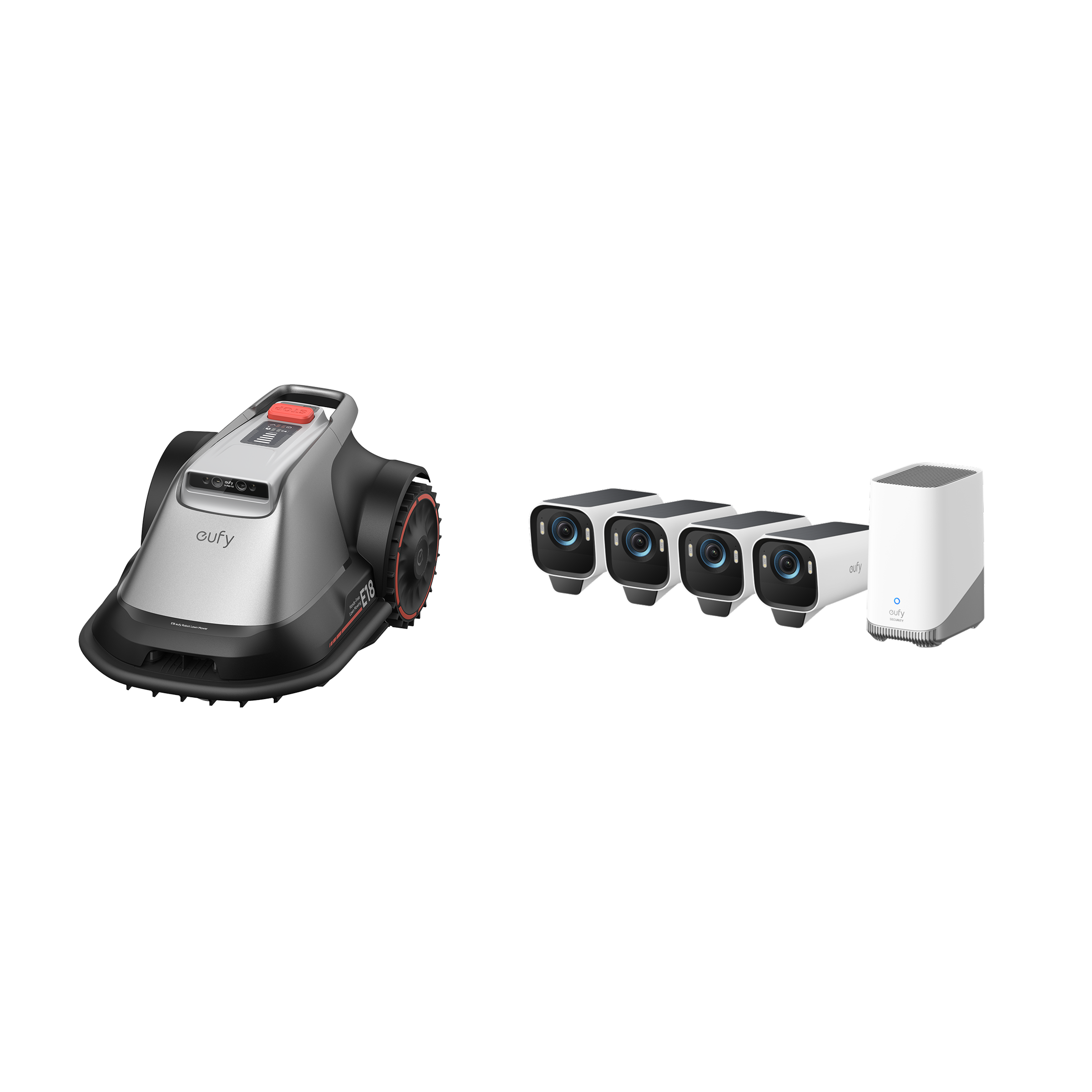 eufy-security-e18-m-hroboter-eufycam-s3-pro-4-kamera-set image 1