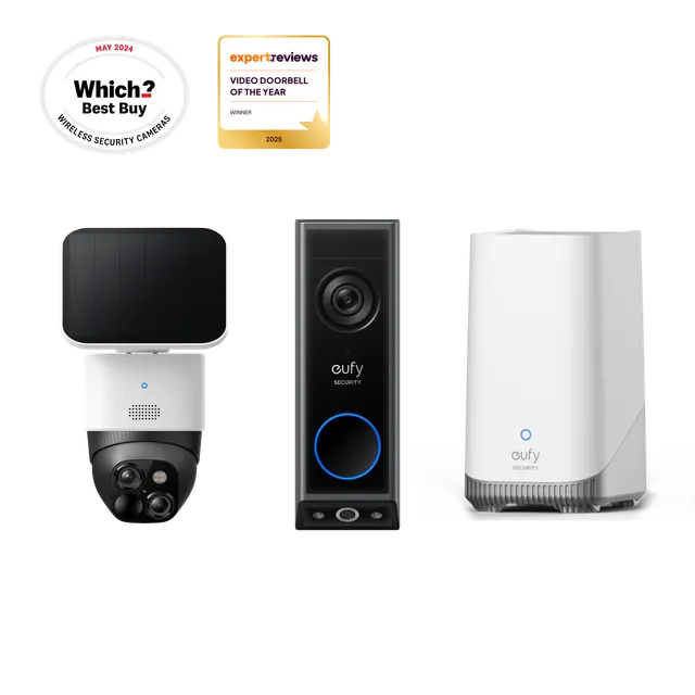 eufy-security-solocam-s340-video-doorbell-e340-homebase-s380-set image 1