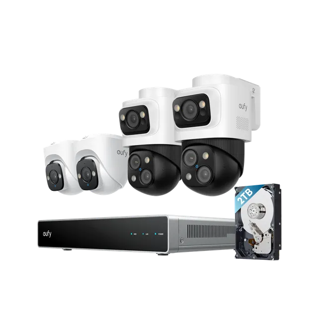 eufy-security-nvr-security-system-s4-4-kamera-poe-set-4k image 1