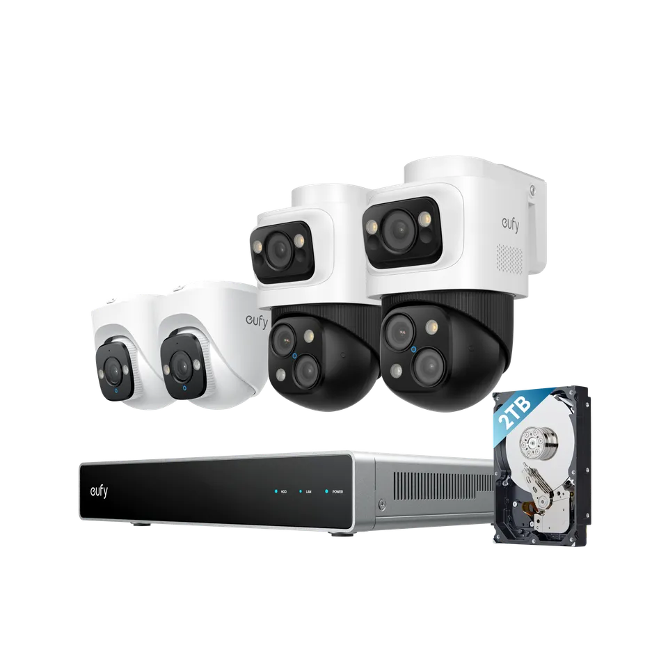 eufy-security-nvr-security-system-s4-4-kamera-poe-set-4k image 1
