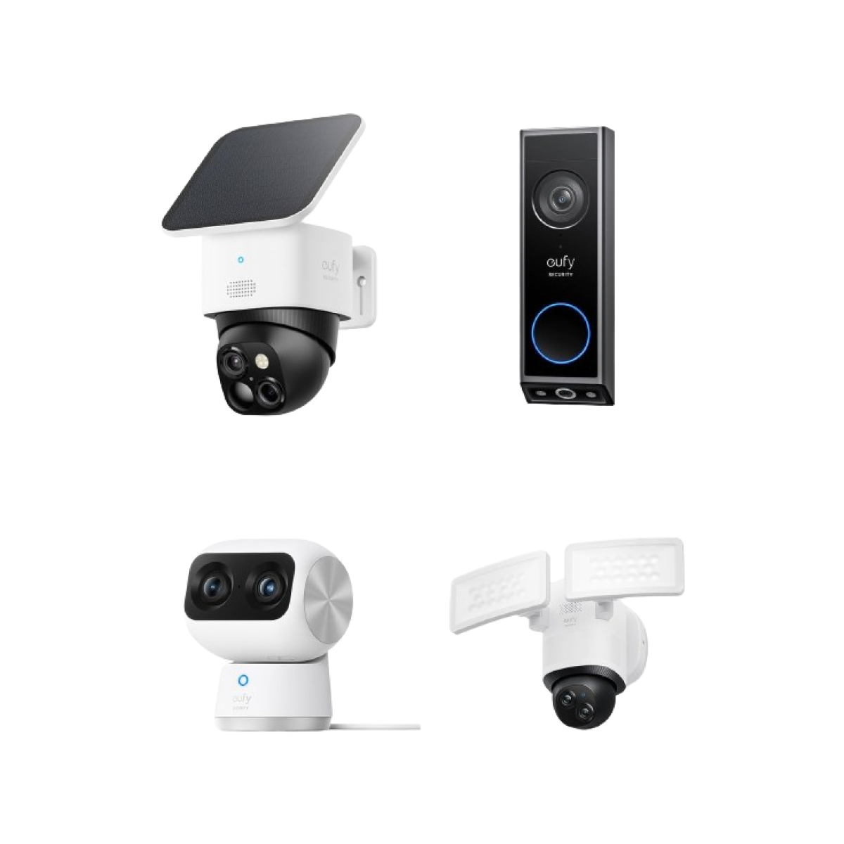 eufy-security-solocam-s340-doorbell-e340-indoor-cam-s350-floodlight-e340-set image 1