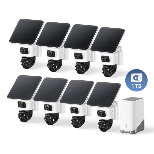 eufy-security-eufycam-s4-8-kamera-kit-homebase-s380-1tb-festplatte image 1