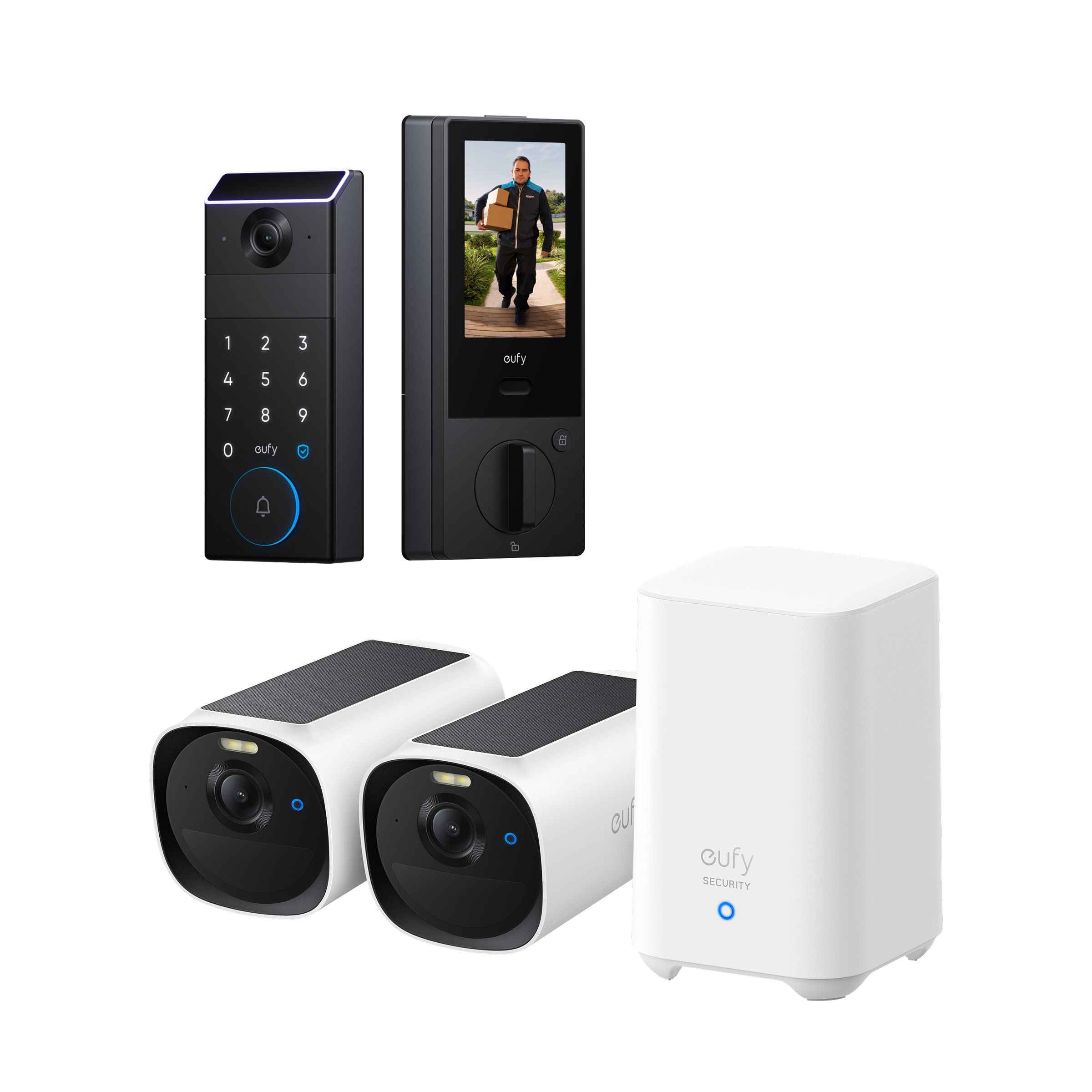 eufy-security-eufycam-e40-2-cam-kit-homebase-2-familock-s3-max-bundle image 1