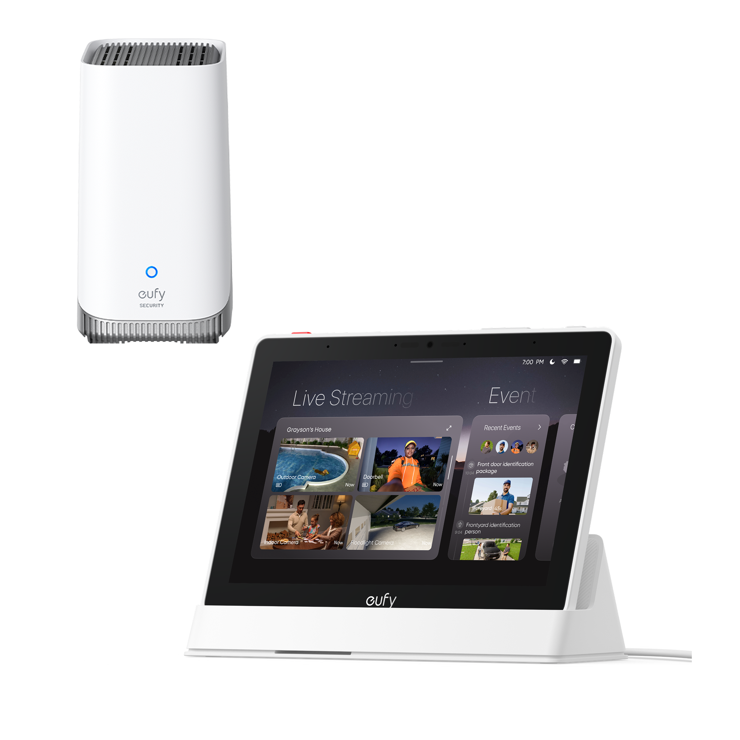 eufy-security-smart-display-e10-homebase-s380-set-touchscreen-zentrale-f-r-t-r-u image 1