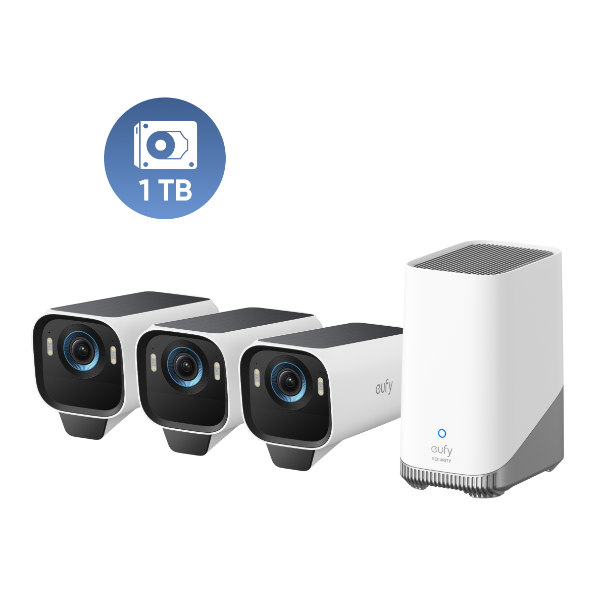 eufy-security-eufycam-s3-pro-3-cam-kit-1-tb-festplatte-4k-mit-maxcolor-vision image 2