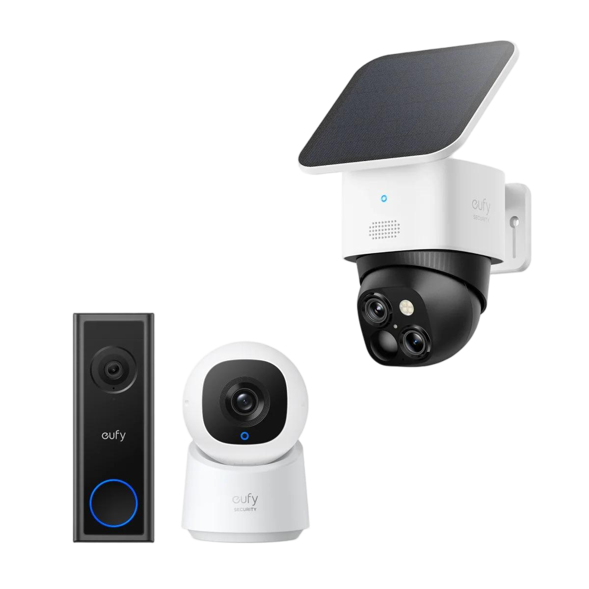 eufy-security-solocam-s340-video-doorbell-c30-innenkamera-c210-set image 1