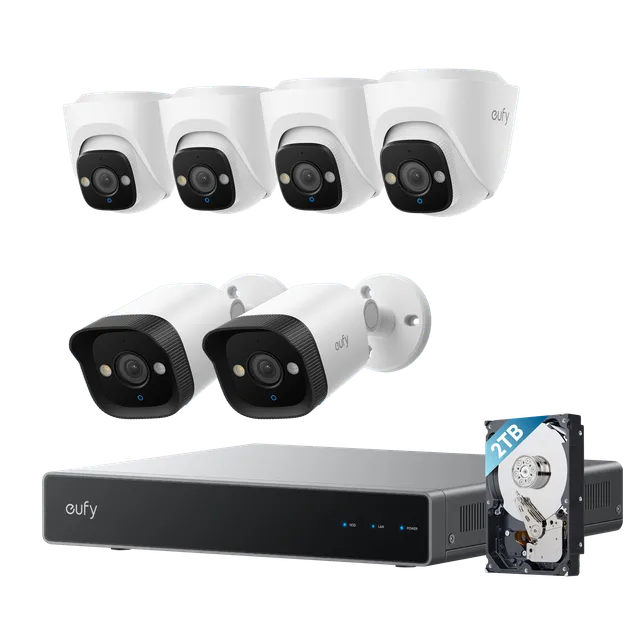 eufy-security-poe-nvr-cctv-security-system-e41-6-kamera-set-4x-e41-2x-e40-4k-ult image 1