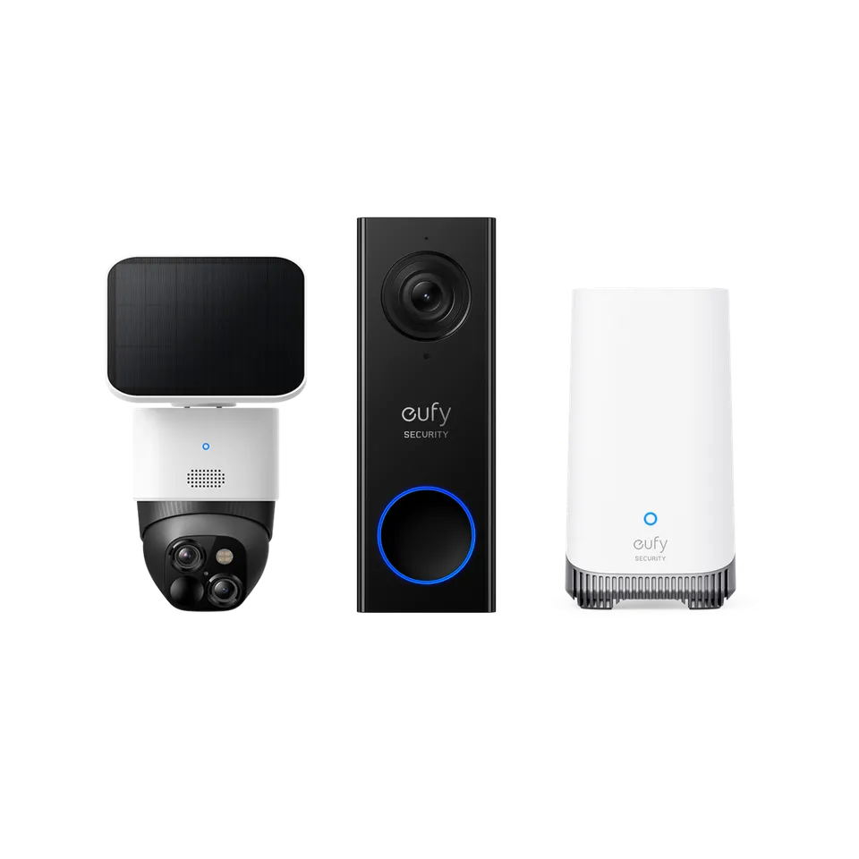 eufy-security-solocam-s340-video-doorbell-e340-homebase-s380-set-2 image 1