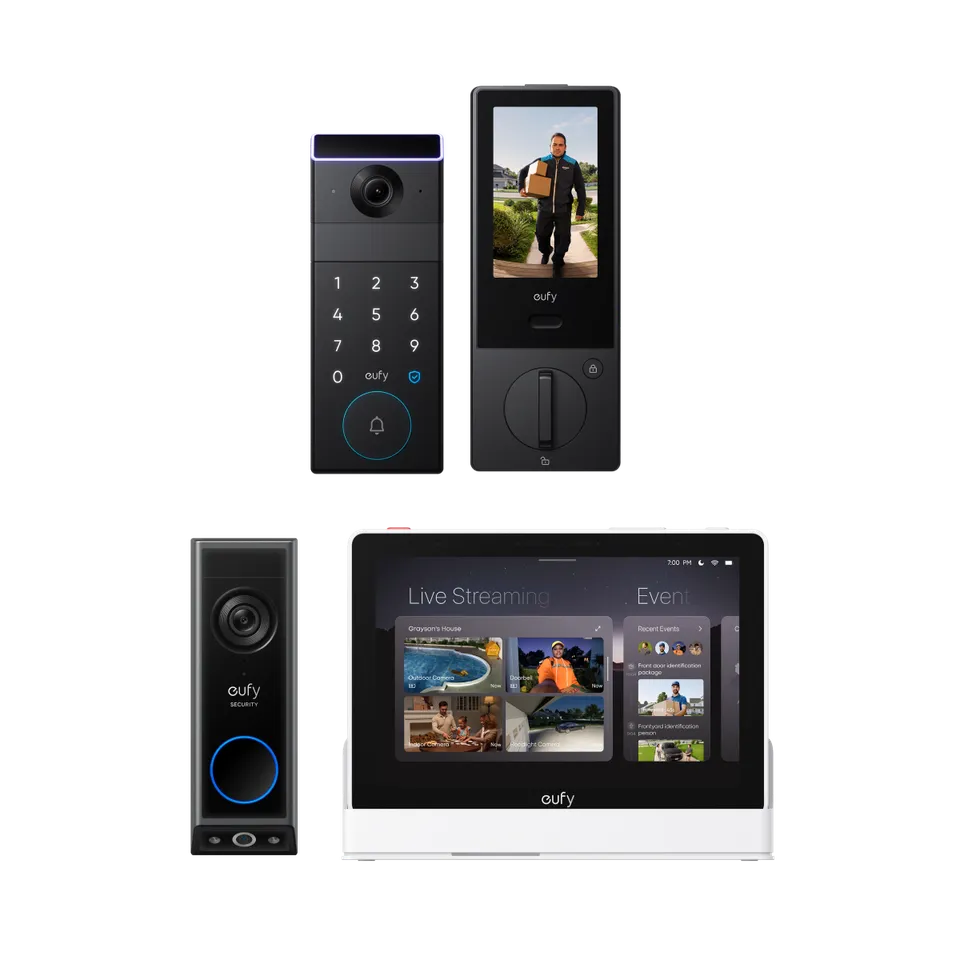 eufy-familock-s3-max-video-doorbell-e340-smart-display-e10-bundle image 1