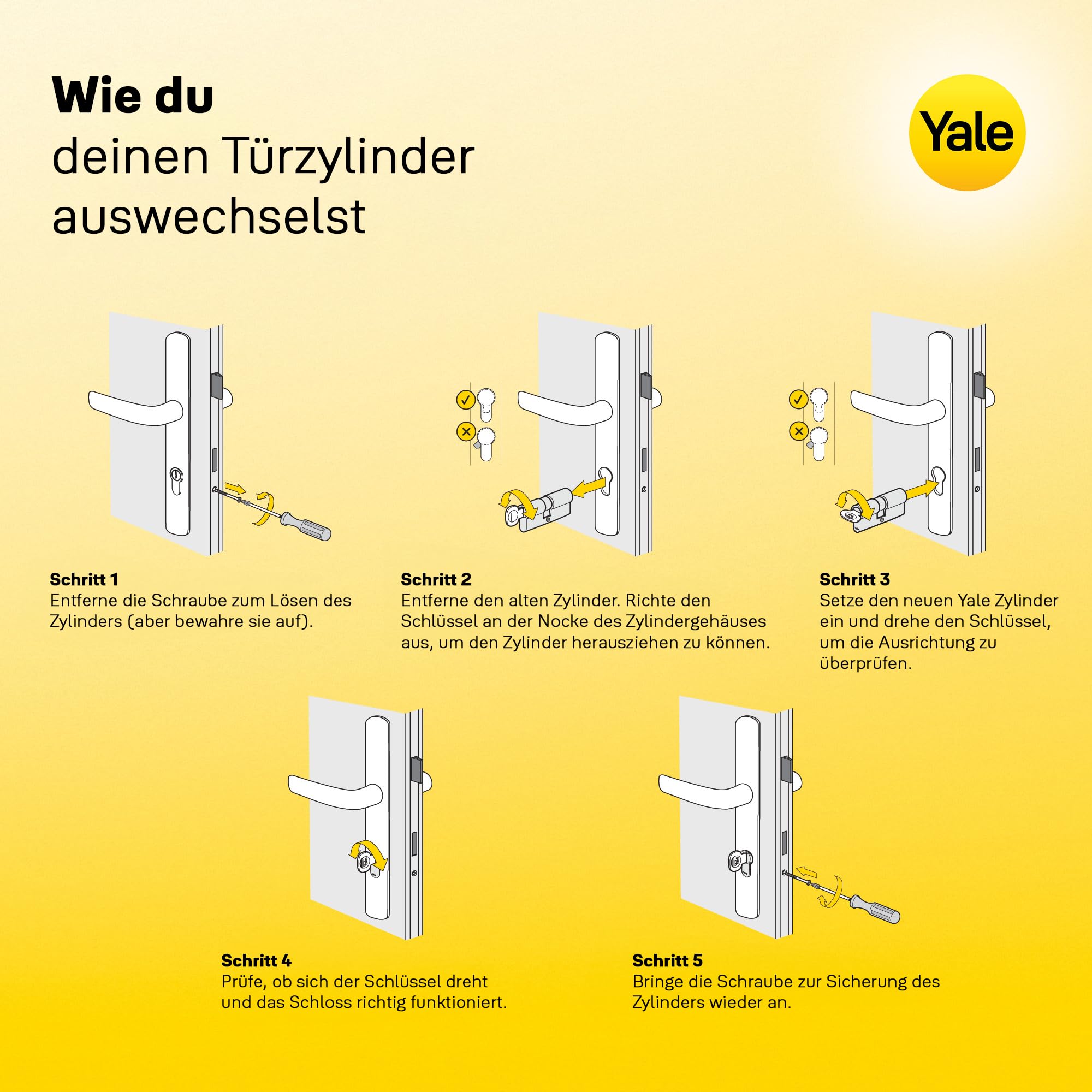 yale-2100-serie-europrofil-doppelzylinder-40-50-mm-anti-pick-mit-5-schl-sseln image 4