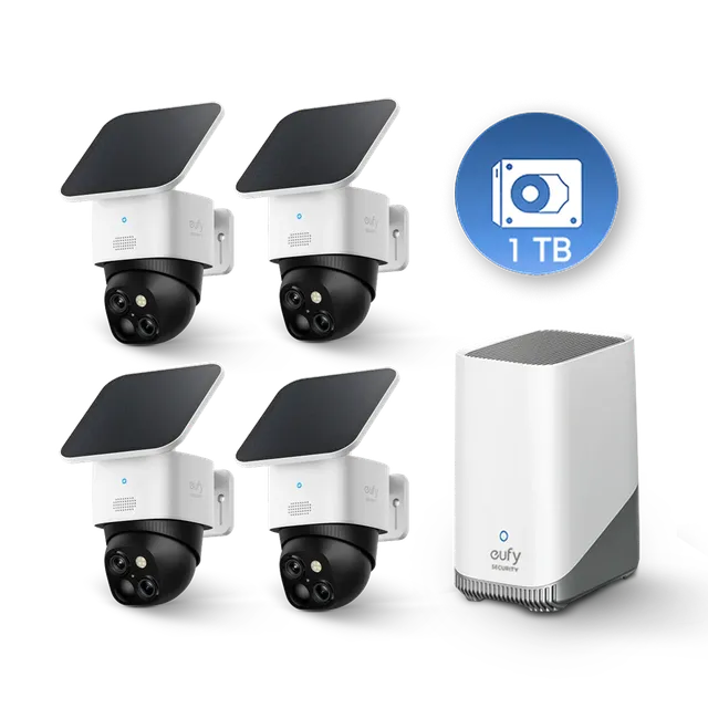 eufy-security-solocam-s340-4-cam-pack-homebase-s380-1-tb image 1