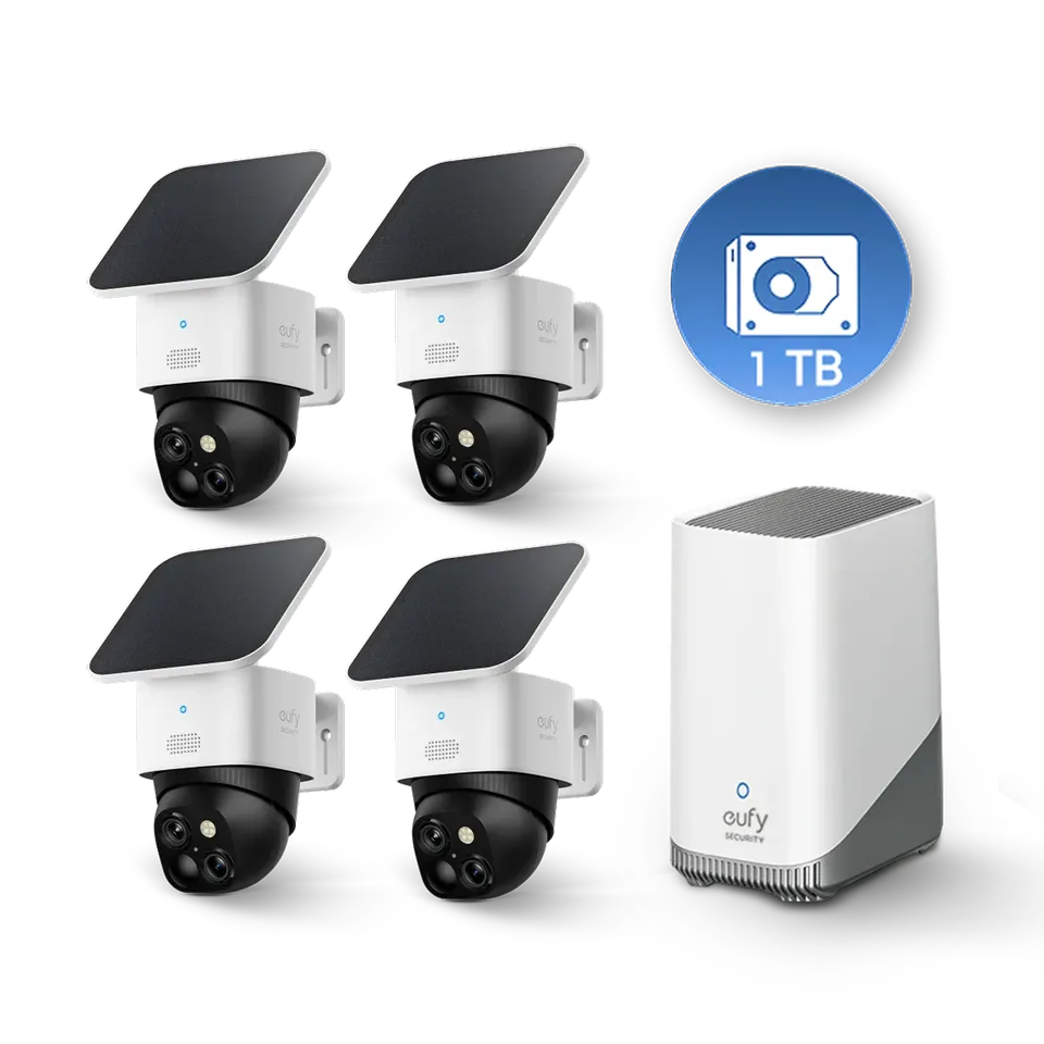 eufy-security-solocam-s340-4-cam-pack-homebase-s380-1-tb image 1