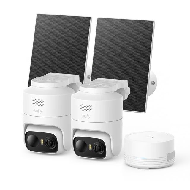 eufy-security-eufycam-c37-2k-doppelpack-mit-homebase-mini-und-2x-solarpanel image 1