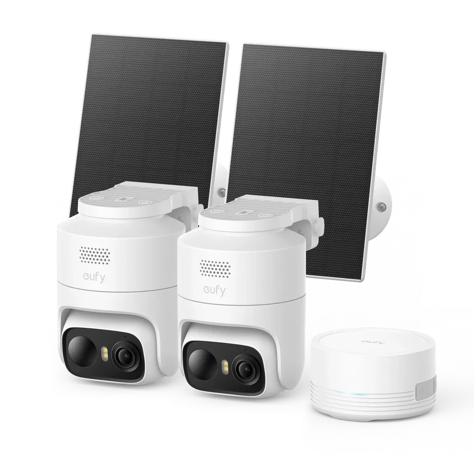 eufy-security-eufycam-c37-2k-doppelpack-mit-homebase-mini-und-2x-solarpanel image 1