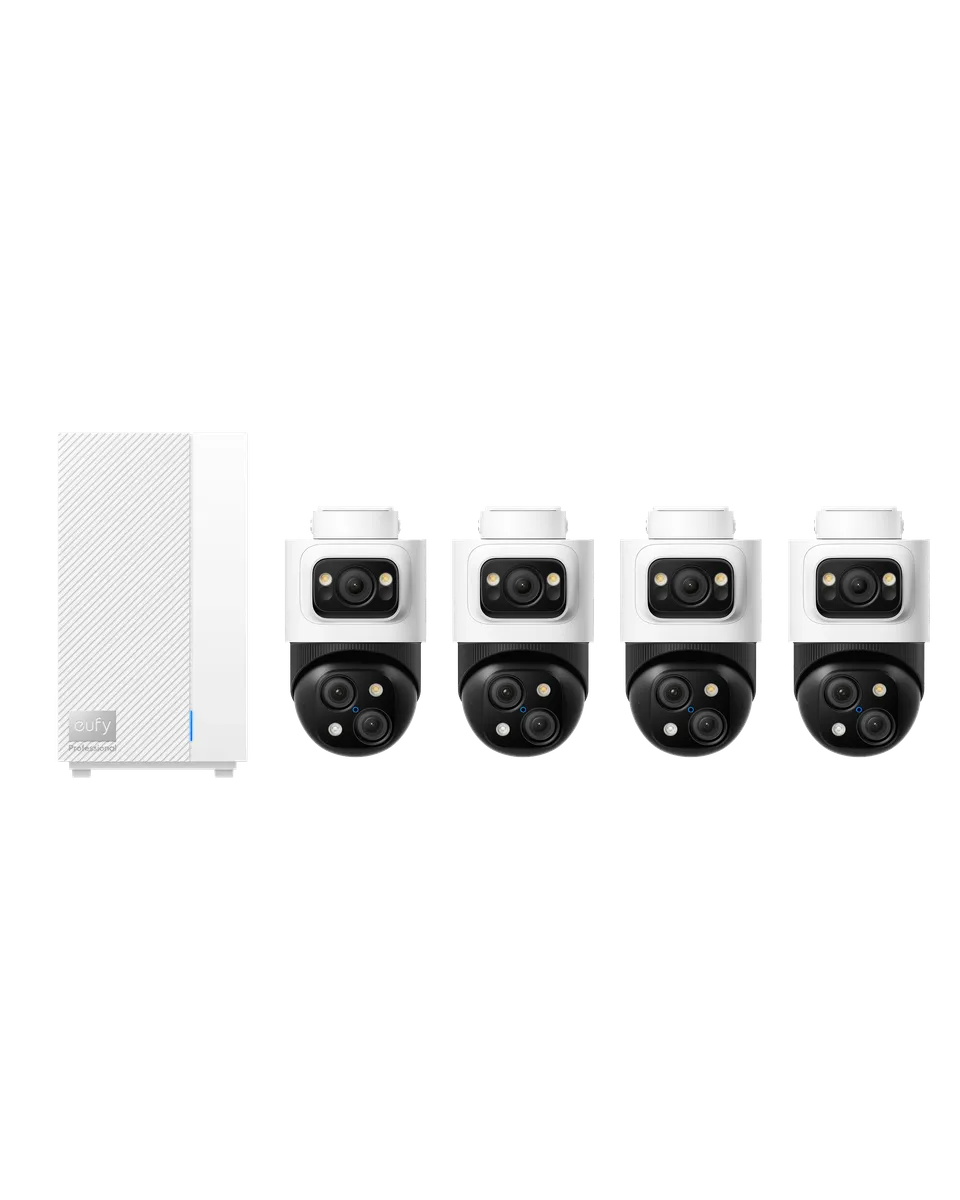 eufy-security-ptz-bullet-poe-cam-s4-4er-pack-homebase-professional-s1-bundle image 1