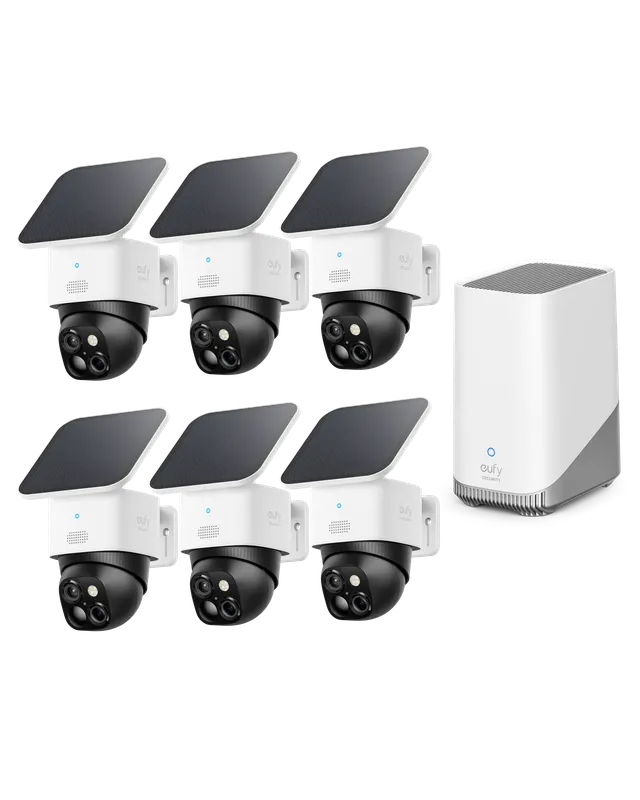 eufy-security-solocam-s340-6-cam-kit-homebase-s380 image 1