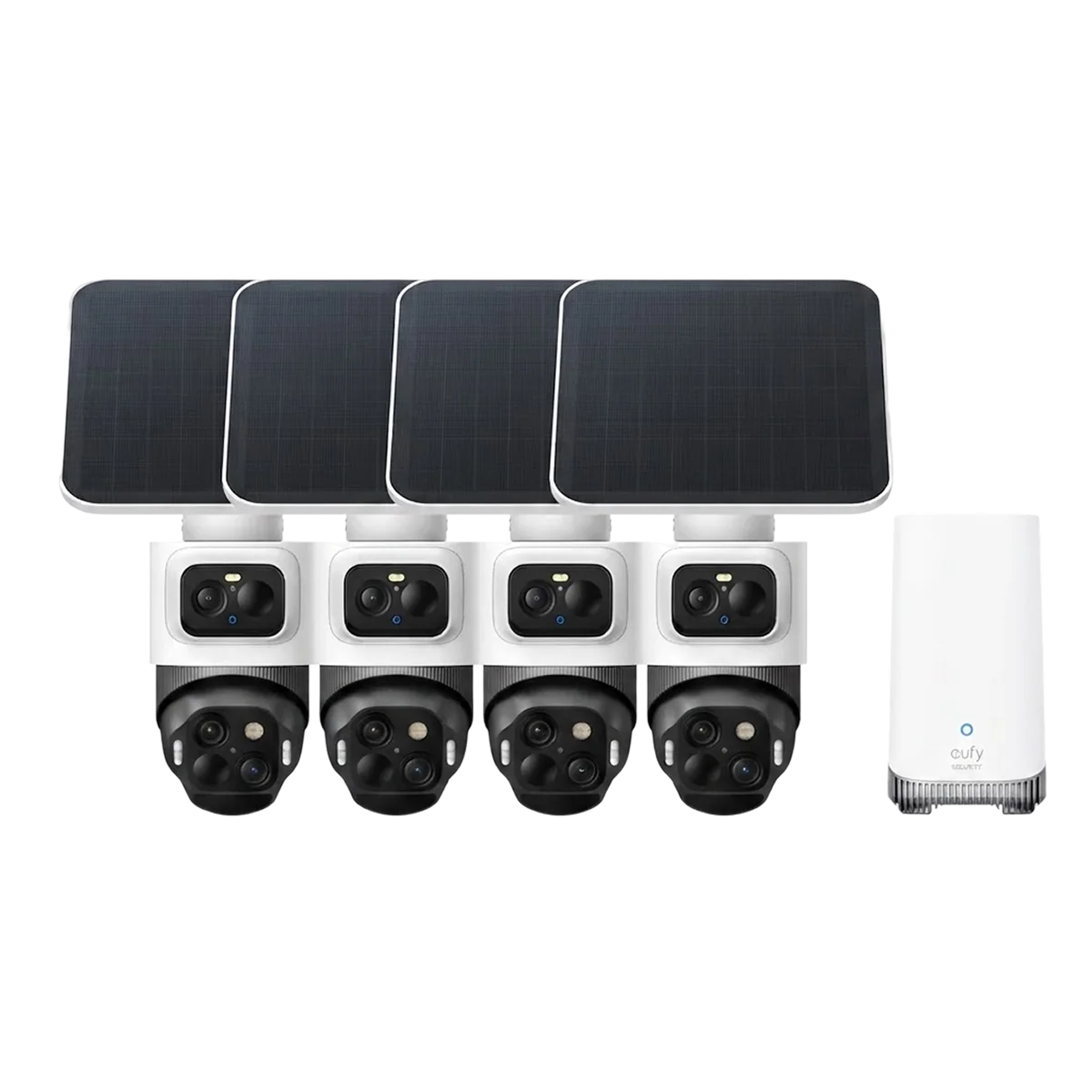 eufy-security-eufycam-s4-berwachungskamera-4-cam-kit-triple-lens-4k-bullet-ptz image 2