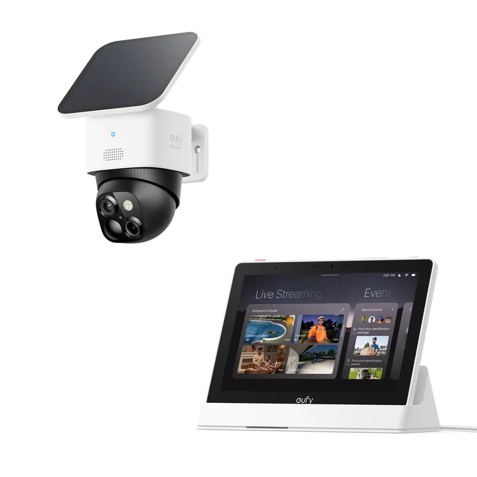 eufy-security-smart-display-e10-solocam-s340-berwachungskamera-bundle image 1
