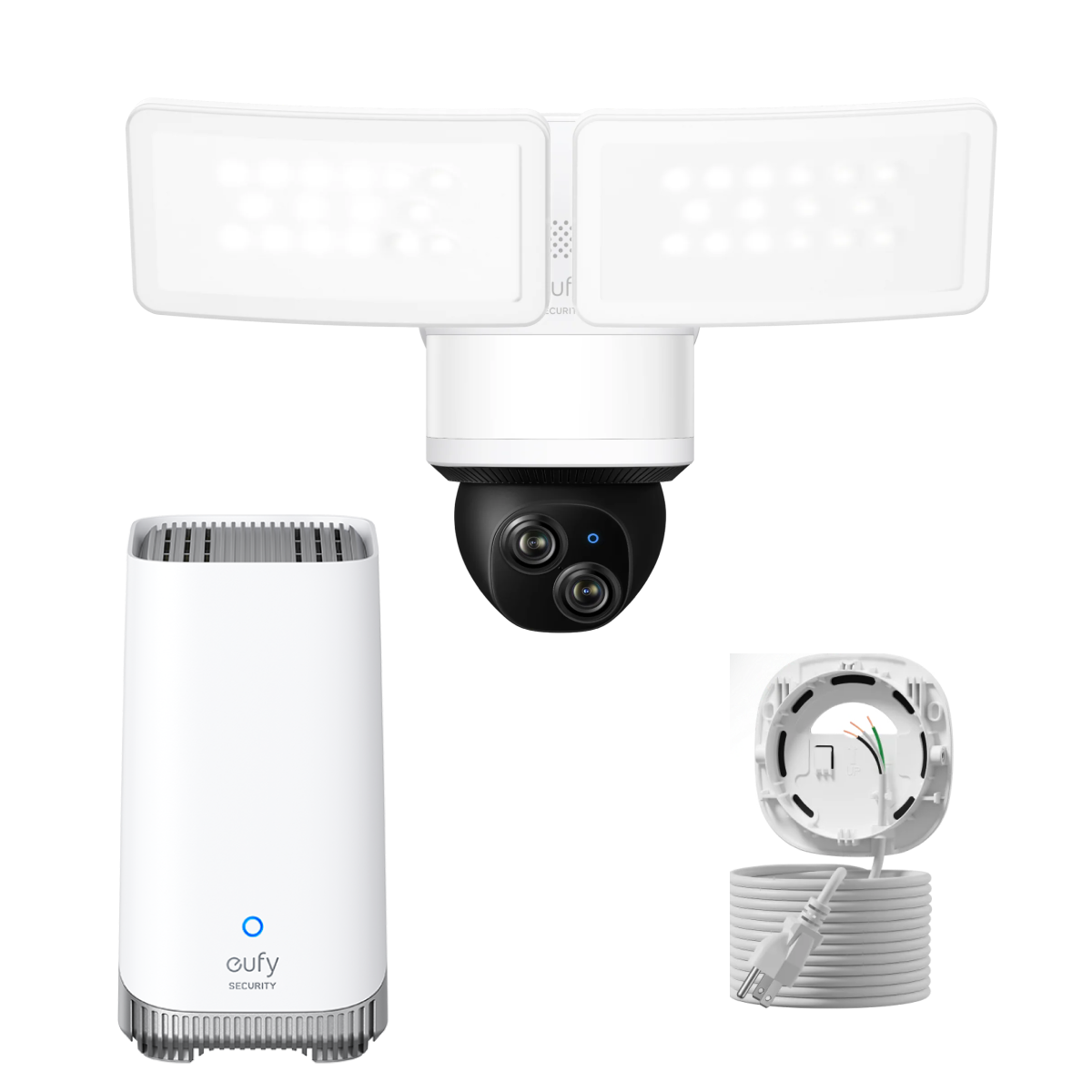 eufy-security-floodlight-camera-e340-mit-ac-kabel-homebase-s380-set image 1