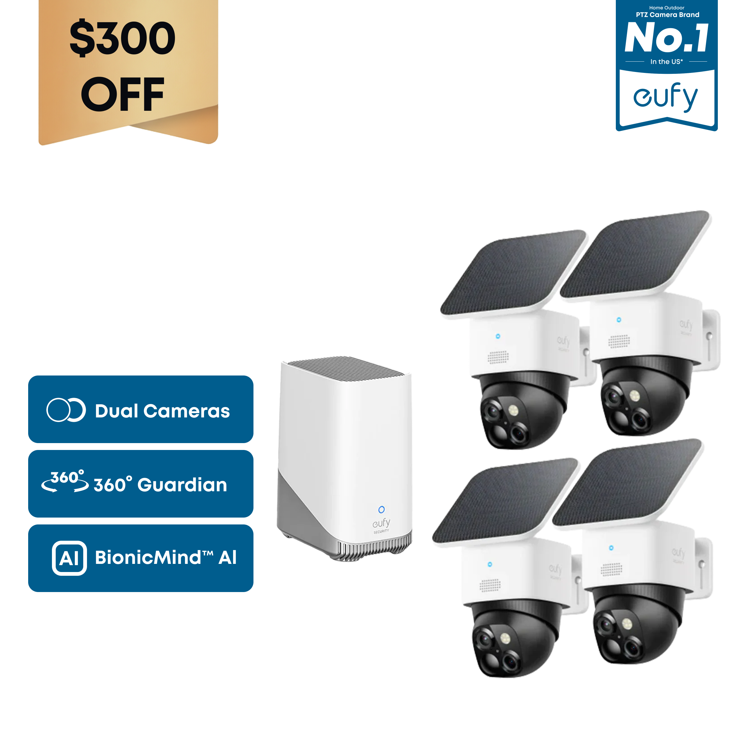 eufy-security-solocam-s340-4-cam-kit-homebase-s380-solar-360-3k-berwachungsset image 1