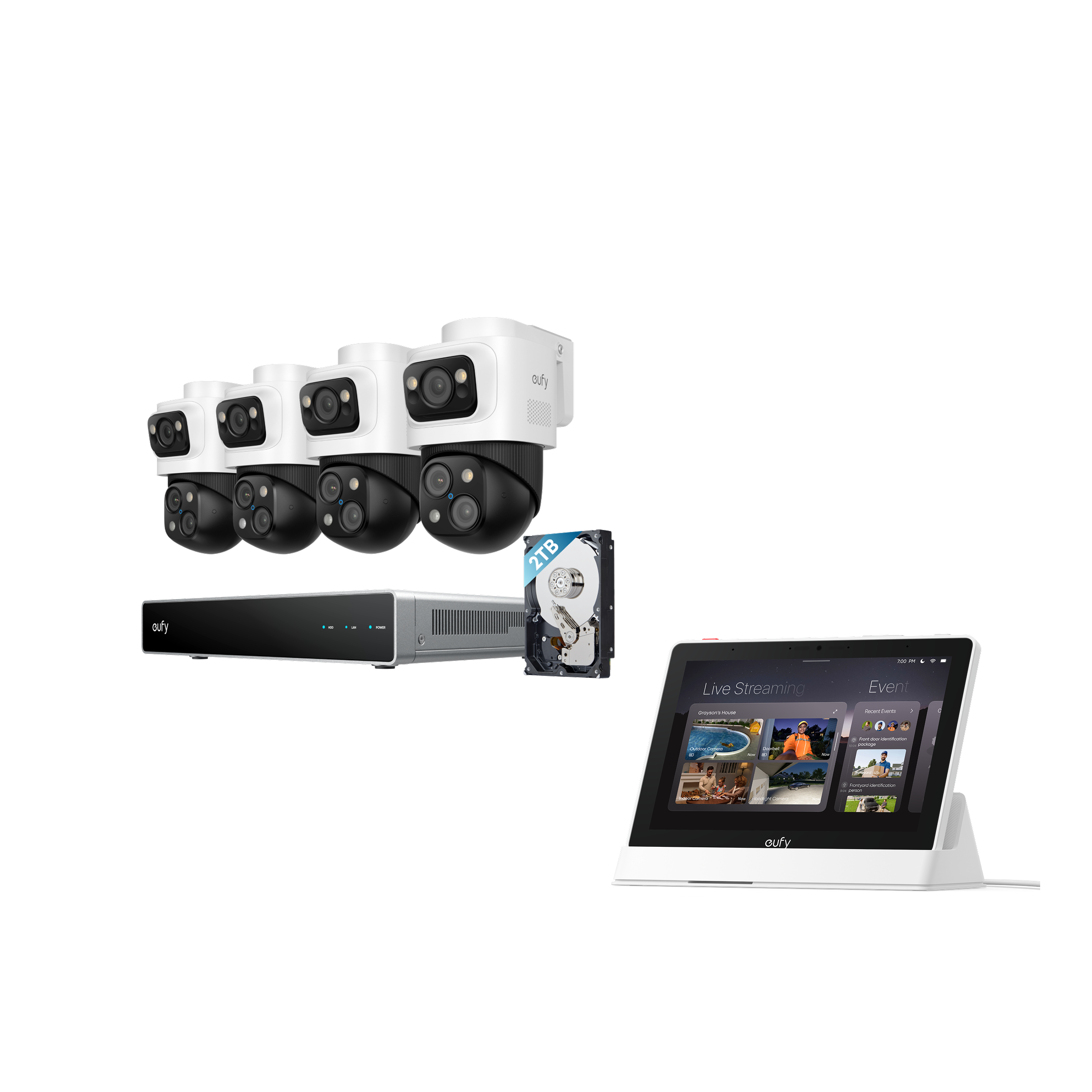 eufy-security-smart-display-e10-poe-nvr-s4-max-berwachungs-bundle image 1
